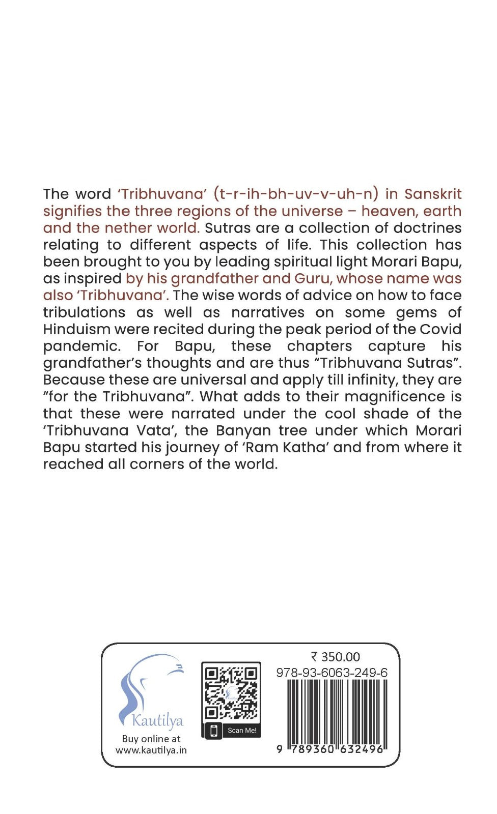 Tribhuvana Sutras for the Tribhuvana